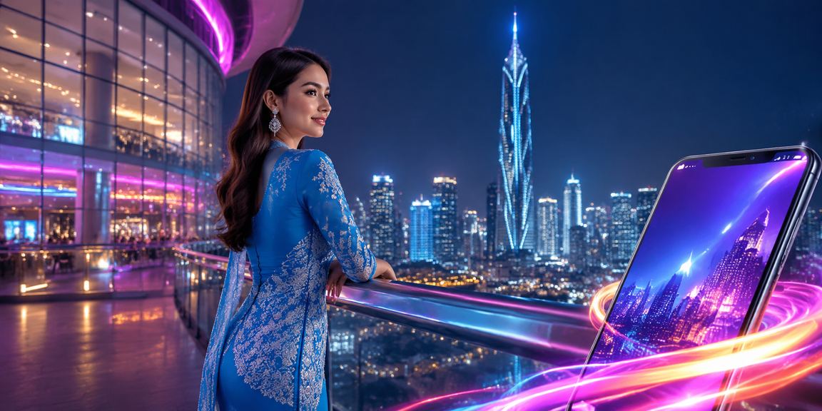 Pemain dari Kuala Lumpur menikmati platform kasino mudah alih lkb8 dalam pakaian baju kurung